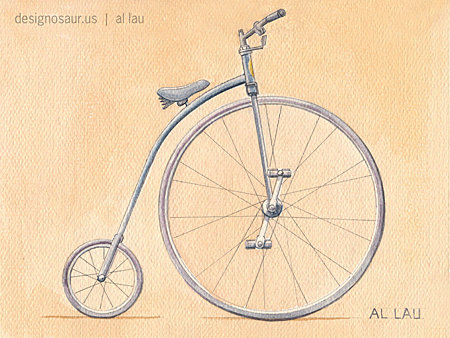 Old Bicycle Drawing