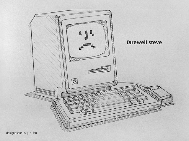 ArtStation  Steve Jobs Portrait Drawing